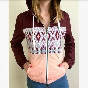 Empyre Aztec Design Windbreaker